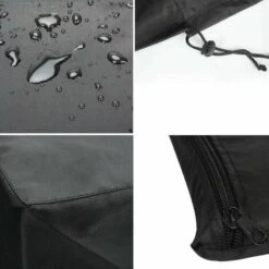 Housse De Protection Pour Banc De Jardin 3 Places, Housse De Banc Extérieure Imperméable En Tissu Oxford 210D Housse De Protection Anti-UV Pour Banc Fauteuil Housse De Banc (164x66x63 / 89cm) -Promos Garde Plante Boutique 85777807 4