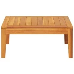 Moderne-Stil Table De Jardin 64x64x29 Cm Bois D'acacia Massif Pour Salon/jardin,Montage Facile,7,2 Kg -Promos Garde Plante Boutique 86872376 3