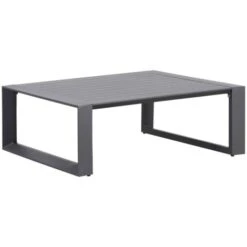 Table Basse De Jardin Carrée Allure Graphite - Hespéride
