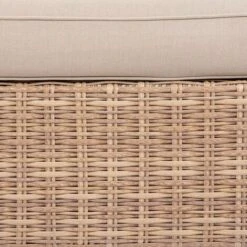 Canapé De Jardin Mooréa Savana Aluminium Traité époxy - Résine Tressée - Polyester - Hespéride -Promos Garde Plante Boutique 87947668 3