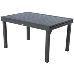 Table Extensible HESPERIDE Piazza Graphite 10 Places