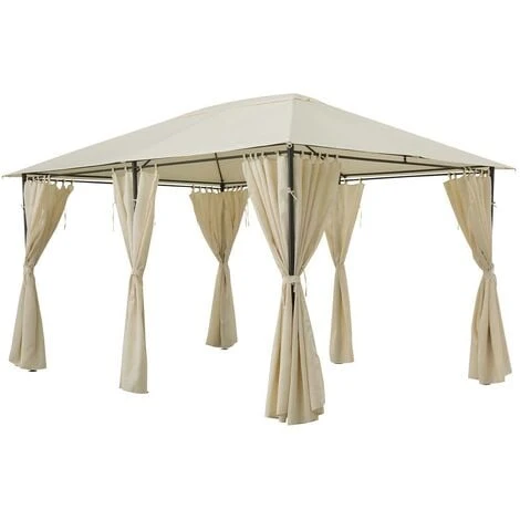 Jeu Rideaux Tonnelle Santorini (6 Rideaux) - Hespéride 3 Jeu Rideaux Tonnelle Santorini (6 Rideaux) - Hespéride