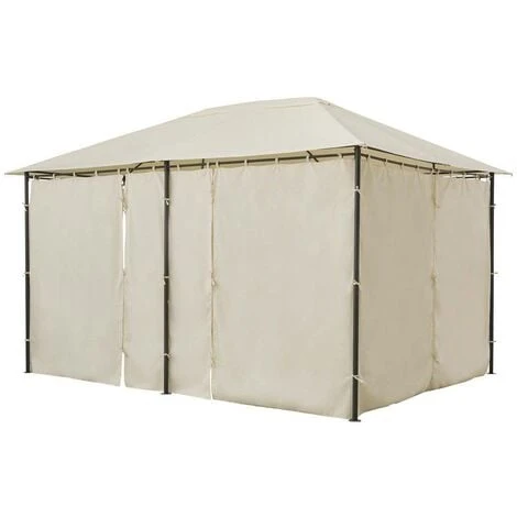 Jeu Rideaux Tonnelle Santorini (6 Rideaux) - Hespéride 4 Jeu Rideaux Tonnelle Santorini (6 Rideaux) - Hespéride – Image 2