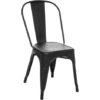 Chaise Métal Niko Noir - Atmosphera Créateur D'intérieur -Promos Garde Plante Boutique 87949830 1