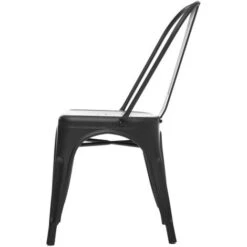 Chaise Métal Niko Noir - Atmosphera Créateur D'intérieur -Promos Garde Plante Boutique 87949830 3