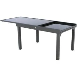 Table Piazza Extensible Verre Graphite 10 Personnes - Hespéride 9 Table Piazza Extensible Verre Graphite 10 Personnes - Hespéride -Promos Garde Plante Boutique 87949901 3