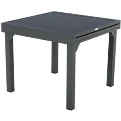Table Extensible HESPERIDE Piazza Graphite 8 Places