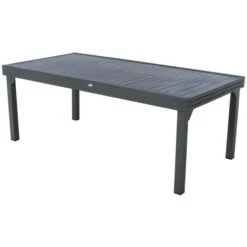 Table Extensible HESPERIDE Piazza Graphite 12 Places
