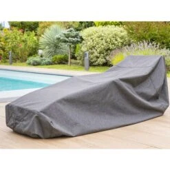 Housse Pour Transat Hambo M Gris - 170 X 90 X 60 Cm - Hespéride