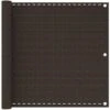 Écran De Balcon Marron 90x600 Cm PEHD -Promos Garde Plante Boutique 89264884 1