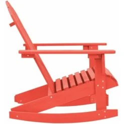 Chaise à Bascule De Jardin Adirondack Bois De Sapin Rouge 9 Chaise à Bascule De Jardin Adirondack Bois De Sapin Rouge -Promos Garde Plante Boutique 89827795 3