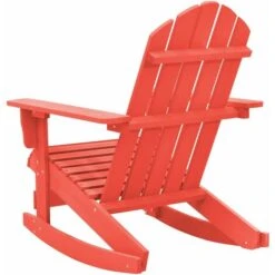 Chaise à Bascule De Jardin Adirondack Bois De Sapin Rouge 10 Chaise à Bascule De Jardin Adirondack Bois De Sapin Rouge -Promos Garde Plante Boutique 89827795 4
