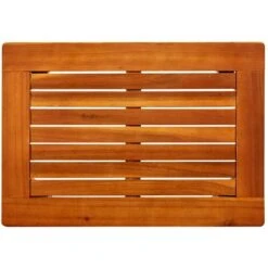 Table Basse De Jardin 50x35x36 Cm Bois Solide D'acacia -Promos Garde Plante Boutique 89828015 4