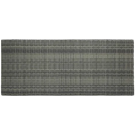 Table De Bar De Jardin Gris 140,5x60,5x110,5 Cm Résine Tressée 6 Table De Bar De Jardin Gris 140,5x60,5x110,5 Cm Résine Tressée – Image 4