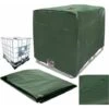Bâche De Réservoir D'eau, Bâche Couverture Réservoir IBC Pour Cuve 1000L, Capôt De Protection Container Citerne Eau, Anti-poussière Anti-UV Anti-Pluie, 120x100x116cm (vert) -Promos Garde Plante Boutique 90519984 1