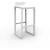 Tabouret Vondom Wall Street 42x42x86 - Blanc - Lot De 2 Unités 1 Tabouret Vondom Wall Street 42x42x86 - Blanc - Lot De 2 Unités -Promos Garde Plante Boutique 91264060 1