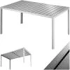 Table De Jardin BIANCA 150 X 90 Cm Pieds Réglables En Hauteur - Table De Camping, Table De Réception, Table Et Bancs Pliant En Bois -Promos Garde Plante Boutique 91441043 1