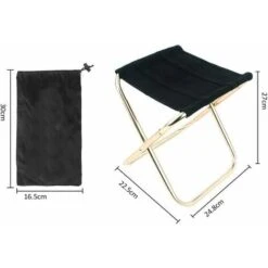Tabouret Camping Pliant, Mini Tabouret Pliant Portable Chaise Pliante Portable Pour Le Camping, La Pêche, Les Voyages -Promos Garde Plante Boutique 91838362 4