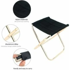 Tabouret Camping Pliant, Mini Tabouret Pliant Portable Chaise Pliante Portable Pour Le Camping, La Pêche, Les Voyages -Promos Garde Plante Boutique 91838362 5