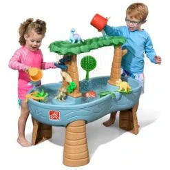 STEP2 Dino Showers Table Sable Et Eau Jouet Dinosaure, Jeu D'eau Pour Plusieurs Enfants Facile à Construire Ranger Jeux D'Eau -Promos Garde Plante Boutique 91994728 3