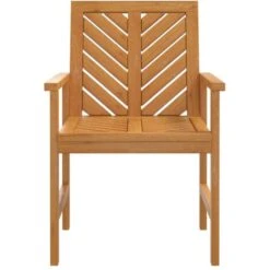 Chaises à Dîner De Jardin 2 Pcs Bois Massif D'acacia VidaXL -Promos Garde Plante Boutique 92378820 4