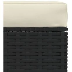 Canapé De Jardin Canapé Repose-pied Relax - Et Coussin Noir 70x70x30cm Résine Tressée BV942569 - BonneVie 8 Canapé De Jardin Canapé Repose-pied Relax - Et Coussin Noir 70x70x30cm Résine Tressée BV942569 - BonneVie -Promos Garde Plante Boutique 93464417 3