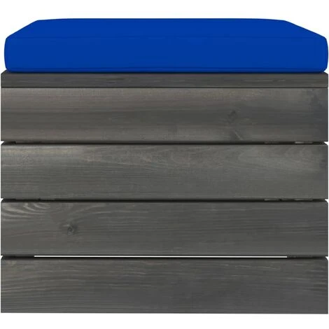 Canapé De Jardin Palette Canapé Repose-pied Relax - Avec Coussin Bois De Pin BV256796 - BonneVie 4 Canapé De Jardin Palette Canapé Repose-pied Relax - Avec Coussin Bois De Pin BV256796 - BonneVie – Image 2