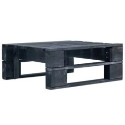 Table Basse De Jardin,Repose-pied Palette De Jardin Bois Noir 10 Table Basse De Jardin,Repose-pied Palette De Jardin Bois Noir -Promos Garde Plante Boutique 93559206 4