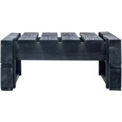 Table Basse De Jardin,Repose-pied Palette De Jardin Bois Noir 11 Table Basse De Jardin,Repose-pied Palette De Jardin Bois Noir -Promos Garde Plante Boutique 93559206 5