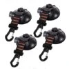 Lot De 4 Ventouses D'ancrage Solides Pour Voiture Avec Crochet De Fixation Pour Auvent Latéral De Voiture, Bateau, Camping, Bâche, Tentes, Bagages, Bâches -Promos Garde Plante Boutique 93990666 1