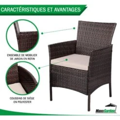 Salon De Jardin - Fauteuil Balcon Exterieur Petit Espace - Salon Balcon - MaxxGarden 9 Salon De Jardin - Fauteuil Balcon Exterieur Petit Espace - Salon Balcon - MaxxGarden -Promos Garde Plante Boutique 94113952 3