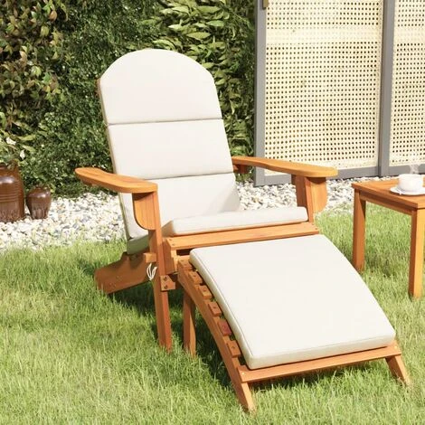 Chaise De Jardin Fauteuil De Jardin Adirondack Et Repose-pieds Bois Massif Acacia 91156 3 Chaise De Jardin Fauteuil De Jardin Adirondack Et Repose-pieds Bois Massif Acacia 91156