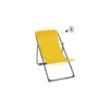 Lot De 2 Chiliennes De Jardin Texaline Jaune Solaire Acier Mobilier De Jardin - Chilienne - 82/95 X 56 X 78/93CM -Promos Garde Plante Boutique 94349283 1