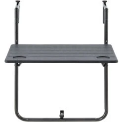 Nova Table Suspendue à Un Balcon Pliant De La Forme Rectangulaire Gris Foncé 10 Nova Table Suspendue à Un Balcon Pliant De La Forme Rectangulaire Gris Foncé -Promos Garde Plante Boutique 94572439 4