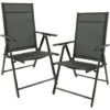 Lot De 2 Chaises De Jardin Pliantes - Ultra Légère - Noir - MaxxGarden -Promos Garde Plante Boutique 94676268 1