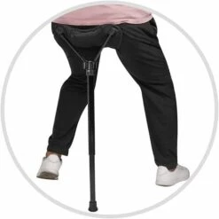 Tabouret Pliant Portable, Tabouret Retractable, Tabouret De Voyage Léger Réglable En Hauteur, Tabouret De Camping Pour La Pêche/Intérieur/Activités Plein Air, Maxi Charge 275 LB -Promos Garde Plante Boutique 95024437 5