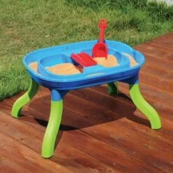 Table à Sable Et à Eau 3 En 1 Pour Enfants 67,5x52x38 Cm PP VidaXL -Promos Garde Plante Boutique 96114141 4