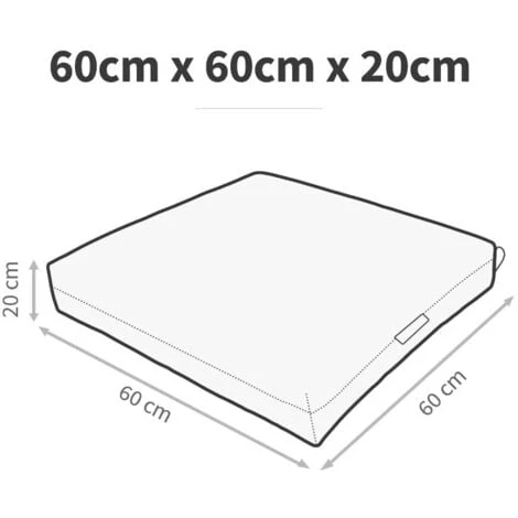 HAPPERS Coussin De Sol Polyvalent Extérieur Naylim Mate Turquoise 60x60 Turquoise 7 HAPPERS Coussin De Sol Polyvalent Extérieur Naylim Mate Turquoise 60x60 Turquoise – Image 5