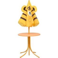 Nova Garden Bistro Set Pour Les Enfants Avec Parapluie Et Divers Thèmes Et Couleurs Sièges Couleur : Lion Jaune -Promos Garde Plante Boutique 96782591 3