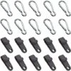 Clip De Bâche, Tente Pince Bâche, Mousqueton, Corde élastique, Pour Bâche, Camping, Auvents, La Couverture De Voiture, Lot De 10 (20Pcs) 2 Clip De Bâche, Tente Pince Bâche, Mousqueton, Corde élastique, Pour Bâche, Camping, Auvents, La Couverture De Voiture, Lot De 10 (20Pcs) -Promos Garde Plante Boutique 97196786 1