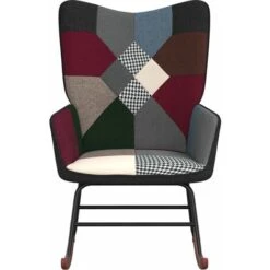 Nova Chaise à Bascule De Tissu Patchwork Disponible Dans Différentes Nuances Couleur : Vert - Multicolore 8 Nova Chaise à Bascule De Tissu Patchwork Disponible Dans Différentes Nuances Couleur : Vert - Multicolore -Promos Garde Plante Boutique 97205277 2