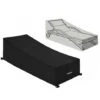 Promotion Housse De Protection , Imperméable, Coupe-Vent, Anti-UV, Tissu Oxford 210D Housse De Protection Bain De Soleil, Transat (210x75x40/80cm) – Noir -Promos Garde Plante Boutique 97314537 1