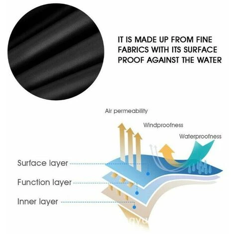 Housse Transat Housse De Protection , Imperméable, Coupe-Vent, Anti-UV, Tissu Oxford 210D Housse De Protection Bain De Soleil, Transat (210x75x40/80cm) – Noir 4 Housse Transat Housse De Protection , Imperméable, Coupe-Vent, Anti-UV, Tissu Oxford 210D Housse De Protection Bain De Soleil, Transat (210x75x40/80cm) – Noir – Image 2