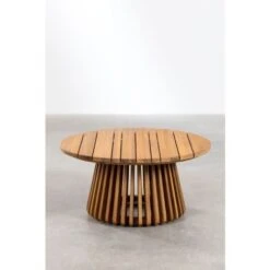 Table Basse De Jardin Ronde En Bois D'Acacia (Ø80 Cm) Mura SKLUM -Promos Garde Plante Boutique 98523980 4