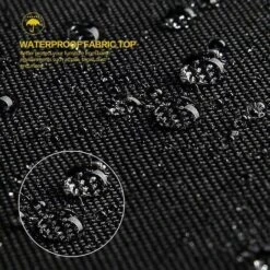 Housse De Protection Bain De Soleil, Imperméable, Coupe-Vent, Anti-UV, Tissu Oxford 210D Housse De Protection Bain De Soleil, Transat (200x75x40/80cm) - Noir -Promos Garde Plante Boutique 98637136 5
